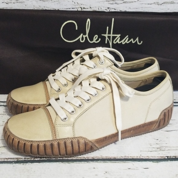 Cole Haan Other - Cole Haan Noah Cap Toe Canvas Sneakers Sz 7.5